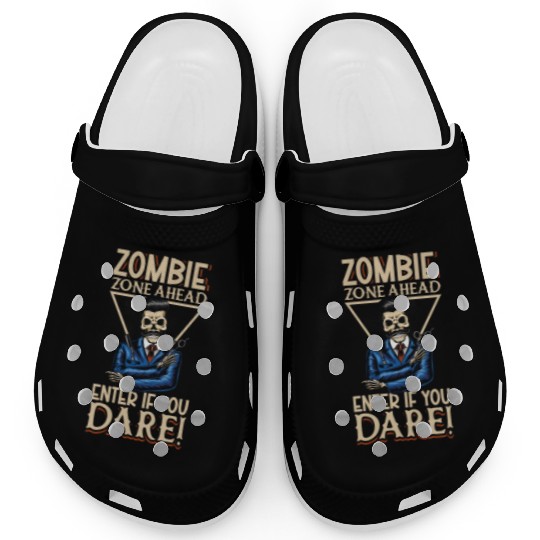 Horror Barber Spooky Hairdresser Hairstylist Hair Clogs