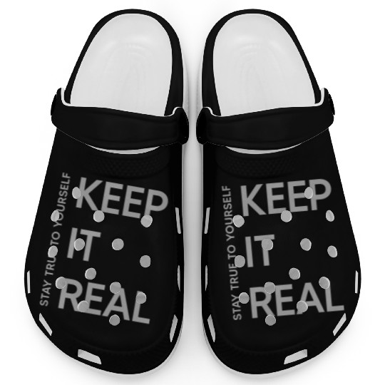 Keep it real graphic Clogs