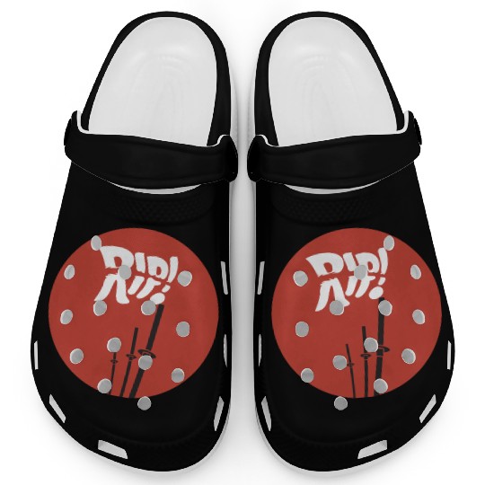 rip red katana Clogs