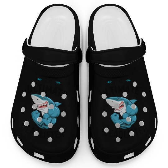 The Ultimate Deadlifter Clogs, Shark Gym Lover Clogs