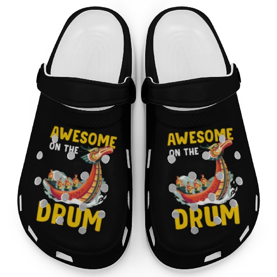 Funny Dragon Boat Racing Paddle Clogs
