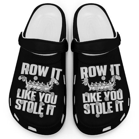 Funny Dragon Boat Racing Paddle Clogs