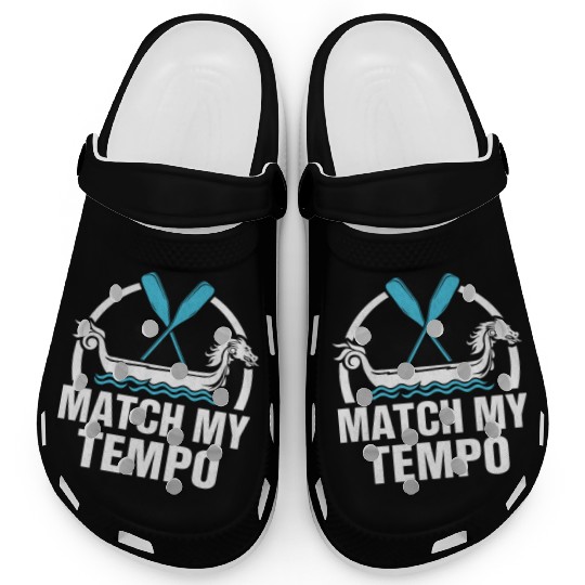 Funny Dragon Boat Racing Paddle Clogs