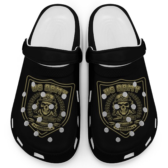 US Army Veteran Defender of Freedom Clogs