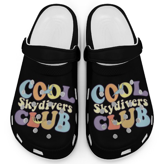 Cool Skydivers Club I Love Skydiving Instructor Clogs