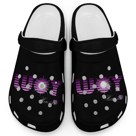 Lucy pink and violet - Latin's etymology - Light Clogs