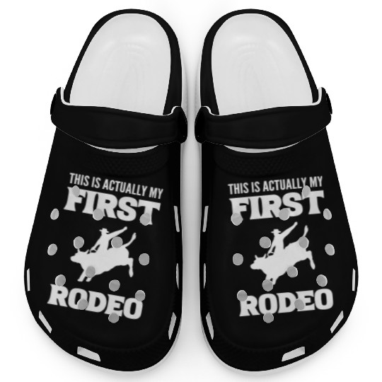 My First Rodeo Horse Wrangler Gift Clogs