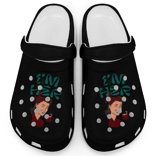 Im Her! Christmas/ Mrs. Claus design Clogs