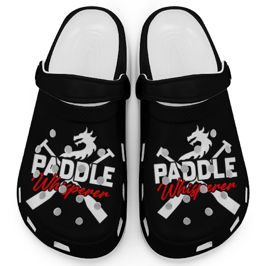 Funny Dragon Boat Racing Clogs