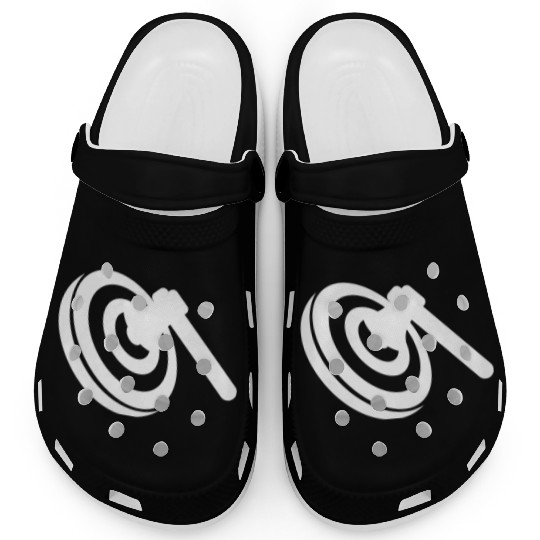 Axe Throwing Bullseye Target Hatchet Tomahawk Clogs