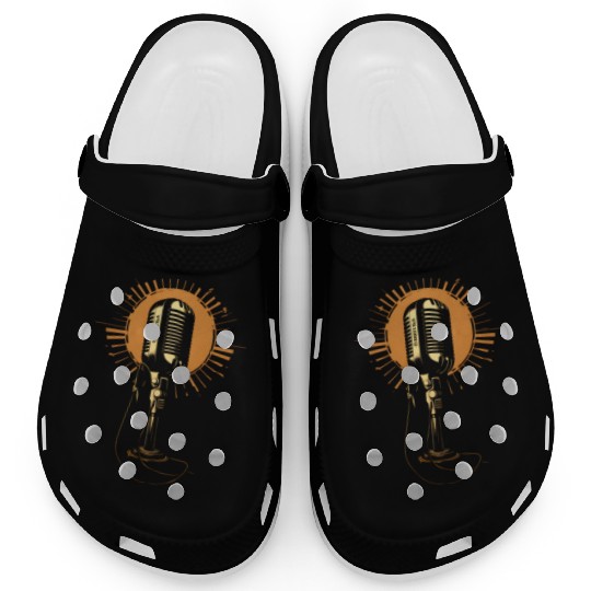Microphone Retro Mic Clogs