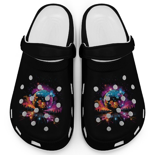 Disco Ball Party Clogs