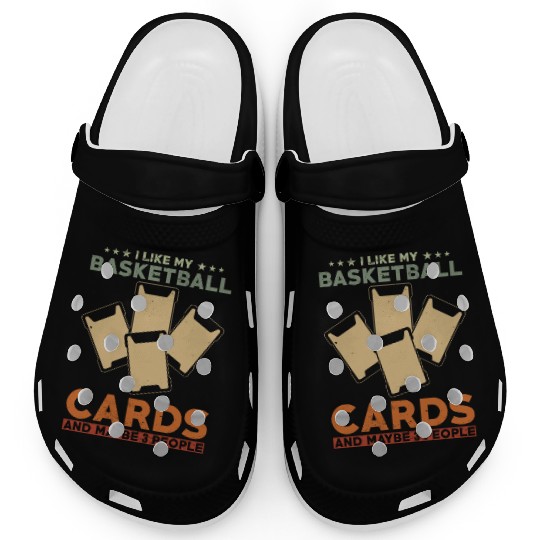 Basketball Trading Card Collector Quote Clogs
