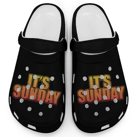Grunge Sunday Vintage Jokes Distressed Prankster Clogs