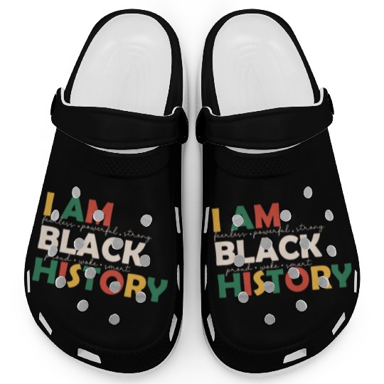 I Am Black History Blm Black History Month Gift Clogs