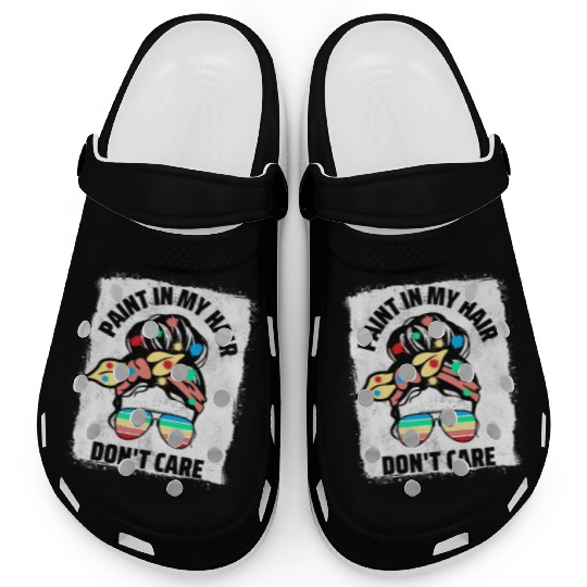 Art Teacher Women Clogs