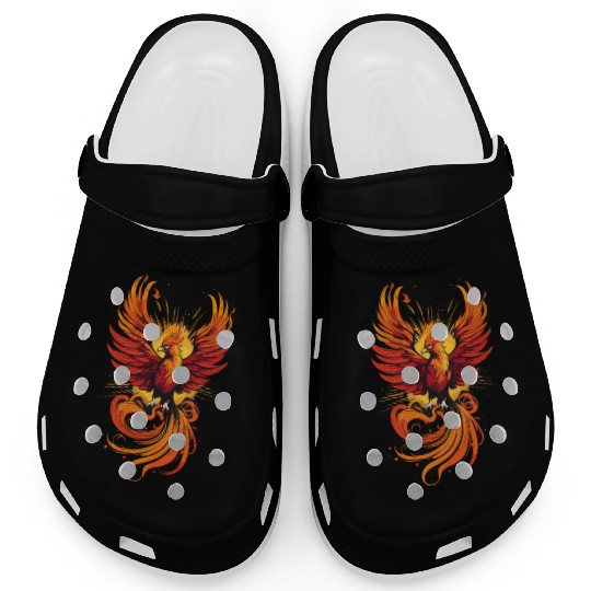 Phoenix bird - Ancient Greek Mythology Clogs