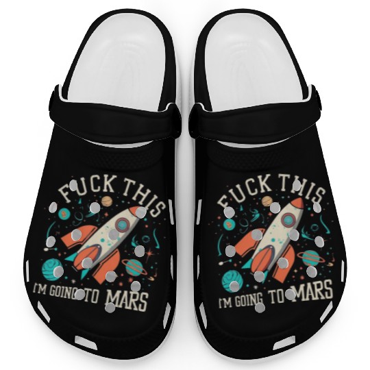 Kids Rocket Mars Space Clogs Tees Clogs Sweet