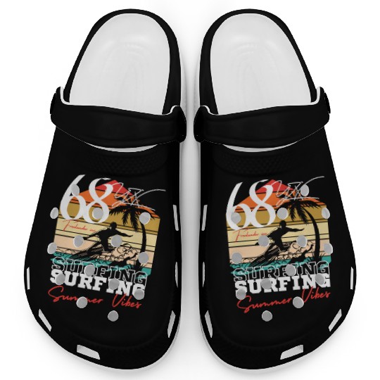 Surfing summer vibes Clogs