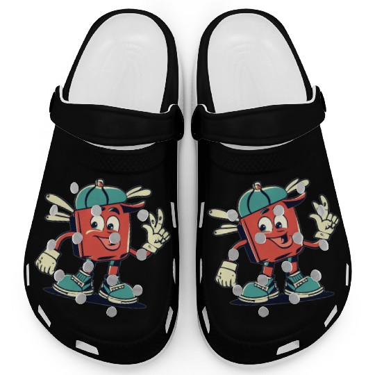 Classic Cartoon Grins Clogs