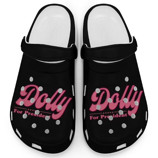 Dolly Parton For President Election Clogs