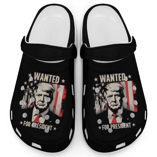 Donald Trump President Elections 2024 Retro Clogs
