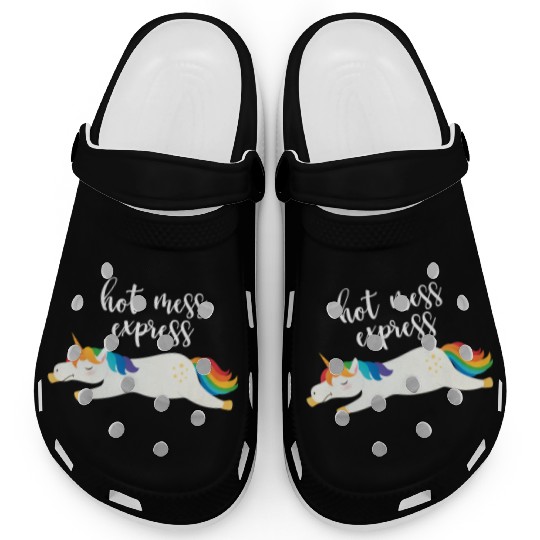 Hot Mess Express Magical Unicorn Clogs