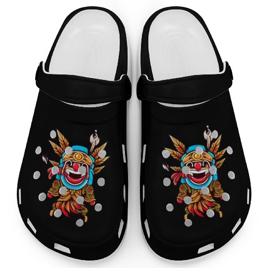 Indigenous Elegance from Afar Clogs