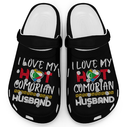 Funny Comorian Husband Proud Wife Clogs