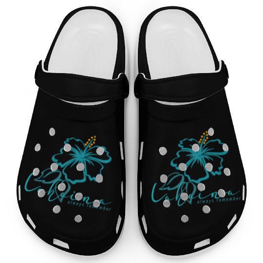 Blue Hibiscus: Lahaina - Always Remember Clogs