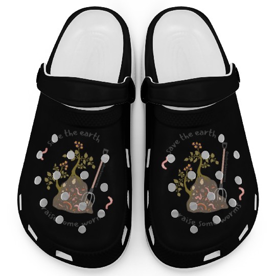 Save Earth Grow Worms Clogs