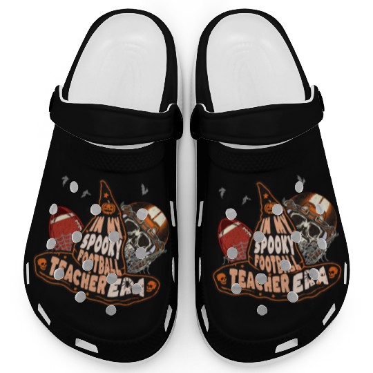 In My Spooky Football Teacher Era Witch Clogs