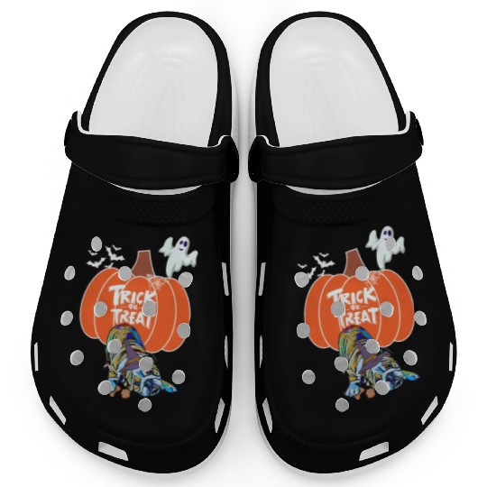 Halloween French Bulldog Trick or Treating Clogs