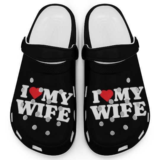 I Love My Wife Clogs
