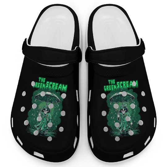 The Green Scream Clogs