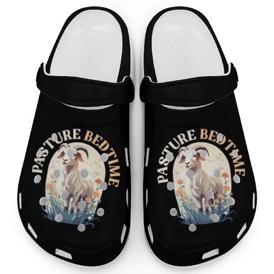 Goat Lover Kid Ranch Wool Farm Animal Farming Clogs