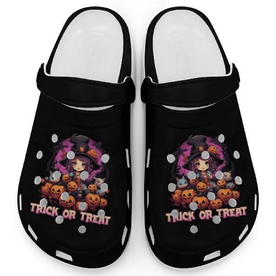 Cute Halloween witch Clogs