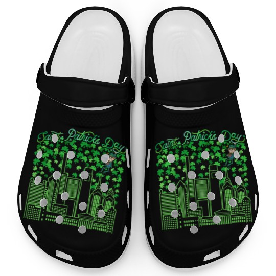 Saint Patrick's Day Philadelphia Pennsylvania Clogs