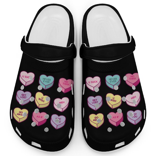 Sassy Anti Valentines Day Conversation Candy Clogs