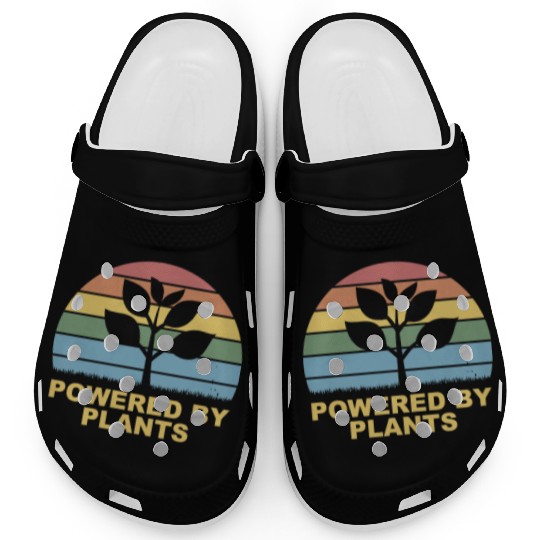 Retro Vintage powered by plants Clogs