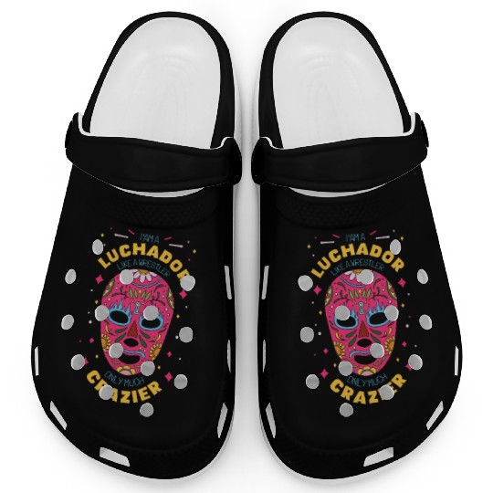 Mexican Wrestling Wrestler Lucha Libre Mask Mexico Clogs