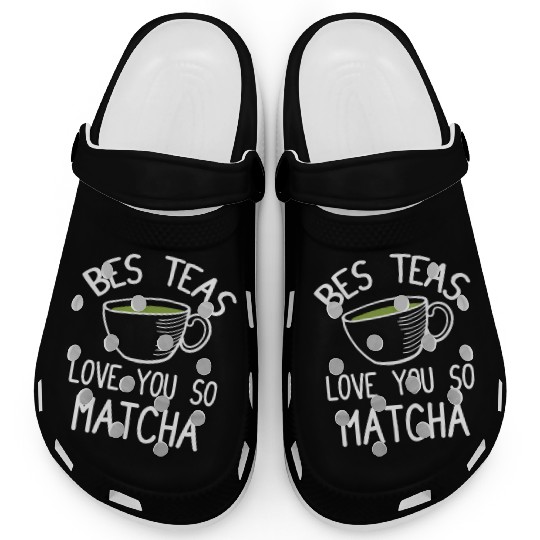 Green Tea Lover Japanese Matcha Latte Drink Matcha Clogs