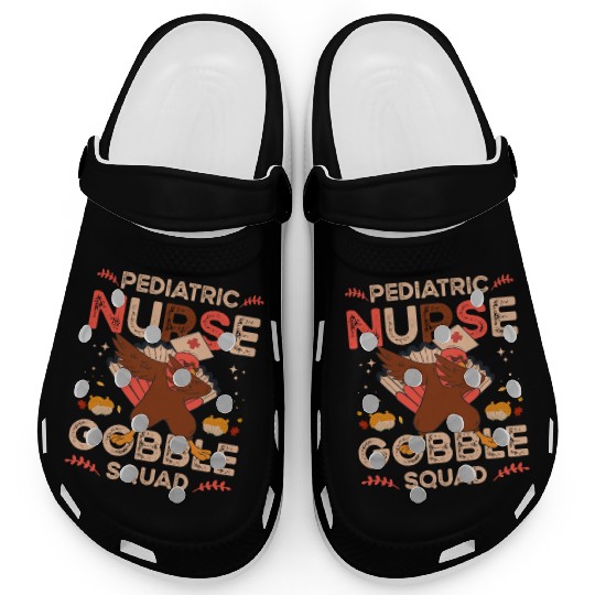 Pediatric Nurse Gobble Squad Clogs