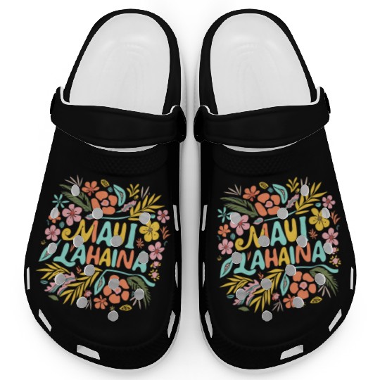 Maui Strong Lahaina Flower floral Clogs