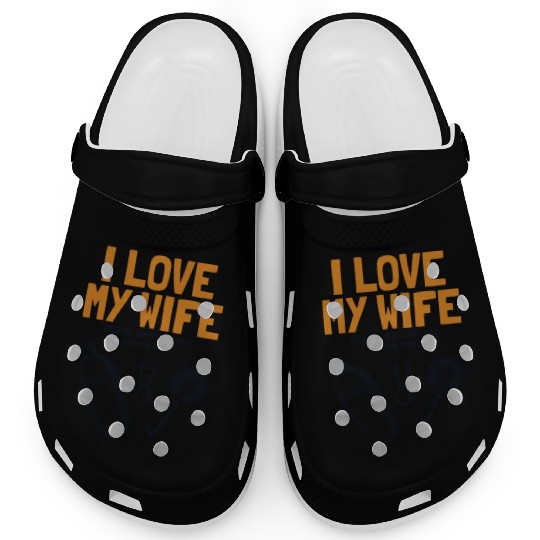 I Love My Wife Bartender Mixologist Barmaid Clogs