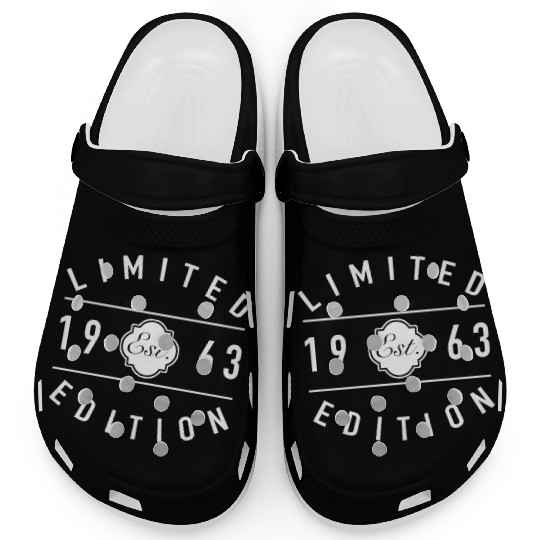 Established 1963 Limited Edition 60th Birthday Clogs