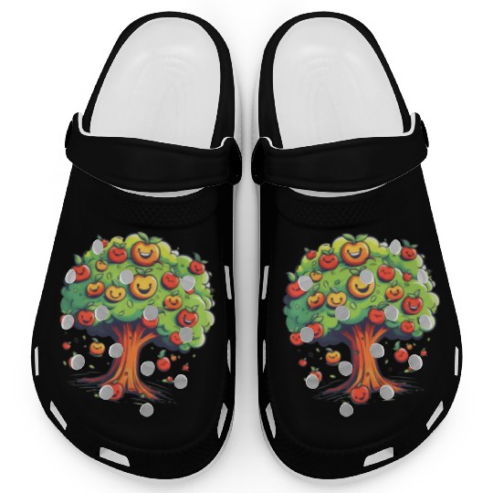 Apples Tree Fruit Orchard Apple Picking Cute Clogs