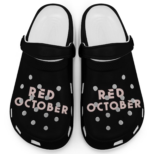 Red october phillies Clogs