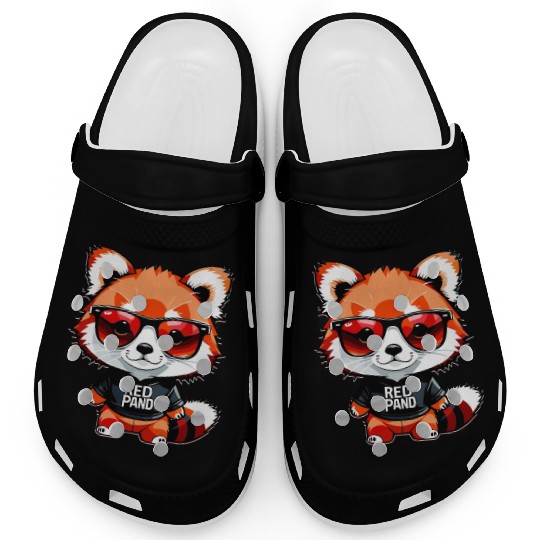 Chibi Red Panda Cub Clogs