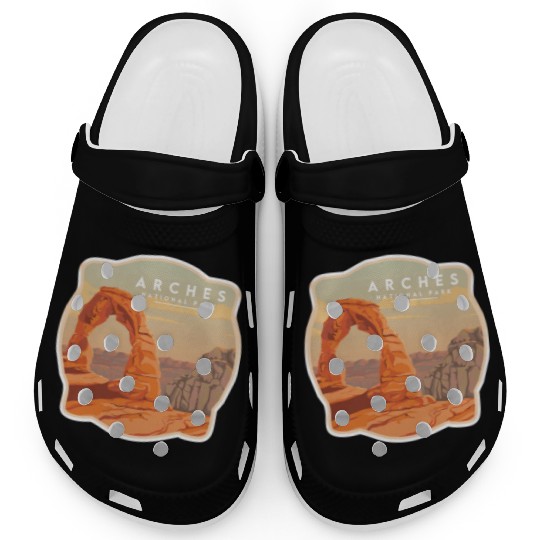 Arches National Park Stickers Clogs